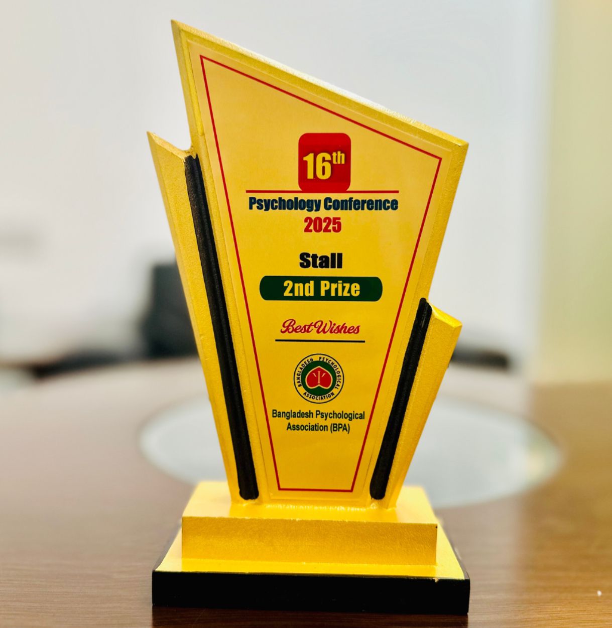 BPCL Wins 2nd Prize for Best Stall at the 16th Psychology Conference 2025
